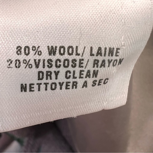 St John Collection Grey Double Breasted Wool Blazer Size 8 Classic Neutral - Picture 11 of 11